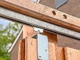 Tuindeur schuifsysteem Red Class Wood H195 × 130 cm, foto 3