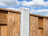 Tuinscherm Vasse, groen geïmpregneerd grenen, RVS-geschroefd, 19-planks (17+2) 180 × 180 cm, foto 2