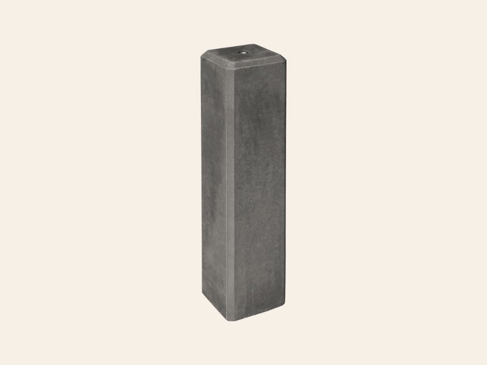 Berton betonpoer antraciet, grote vellingkant