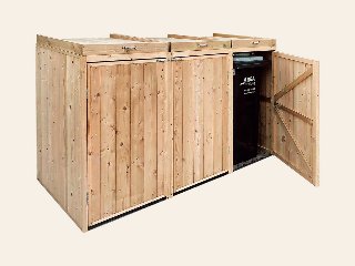 Containerberging vuren groen geïmpregneerd Triple B213 × D80 × H116,5 cm