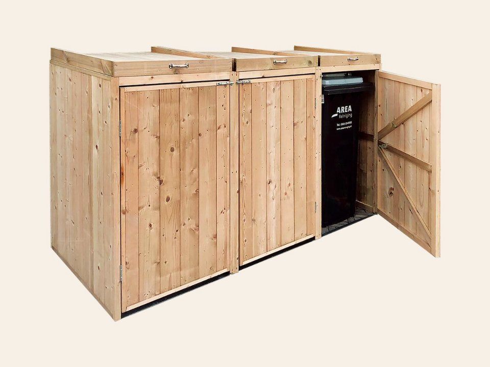 Containerberging vuren groen geïmpregneerd Triple B213 × D80 × H116,5 cm