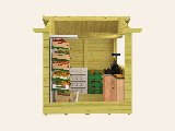 Kiosk Dancer, 16 mm, vuren groen geïmpregneerd, 300 × 200 cm, incl. vloer, foto 5