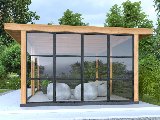 Complete set steellook glaswand zwart, foto 2