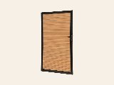 PuraFence aluminium poortframe 180,0 × 100,0 cm, zwart, foto 1
