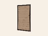 PuraFence aluminium poortframe 180,0 × 100,0 cm, zwart, foto 2