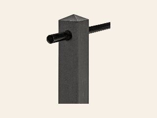 Steigerbuis Ø4,2 × 300 cm, 1,75 mm, RAL 9005