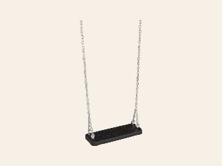 Rubber schommelzitje met ketting