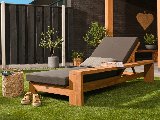 Teak sunlounger Danau, foto 1