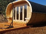 Camping Oval, 28/42 mm, Thermowood, 405 × 400 cm, foto 2