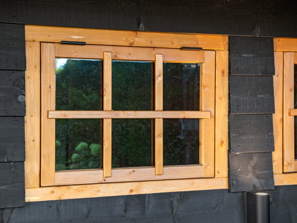 Red Class Wood uitzetraam 6-ruits, B900 × H700 mm buitenmaat