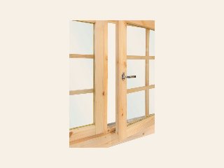Draai- /kiepraam dubbel L6 vuren 128,5 × 100,5 cm