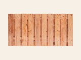 Tuinscherm Casablanca, Red Class Wood geïmpregneerd vuren, RVS-geschroefd, 21-planks (19+2), foto 1
