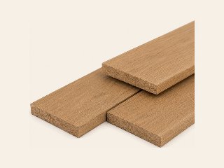 Eiken plank geschaafd