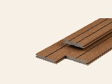 PuraDock composiet vlonderplank, massief, 1 zijde 1 groef, 1 zijde 2 groeven, fijne houtnerf, clip systeem, foto 1