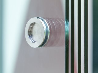 Deurgreep plakhandvat RVS rond 65 mm, set van 2