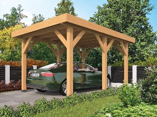 Carport Sloten douglas fijnbezaagd 350 × 500 cm