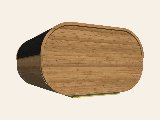 Camping Oval, 28/42 mm, Thermowood, 405 × 400 cm, foto 4