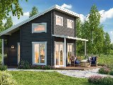 Sauna huis Kokkola, 70 mm, onbehandeld, foto 1