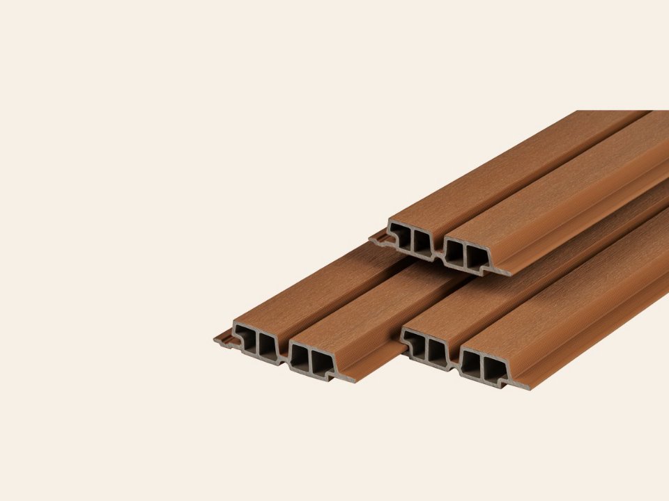 PuraTech 55 composiet gevelbekleding dubbel profiel