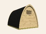 Camping POD, 28 mm, vuren onbehandeld, foto 3