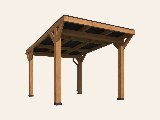 Douglas carport voor zonnepanelen, foto 3
