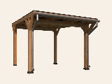 Douglas carport voor zonnepanelen, foto 2