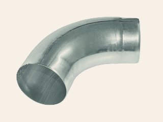 HWA bocht 45 graden, ø90 mm