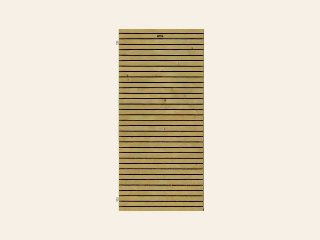 Tuindeur Stalen frame Elan 100 × 180 cm geïmpregneerd