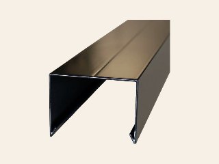 Afdekkap zwart Alu, 45 × 61 mm sponning 51 mm