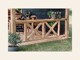 Kruishekwerk Red Class Wood inclusief afdeklat, foto 4