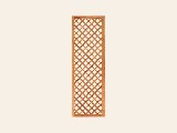 Trellis met lijst, diagonale lamellen hardhout kunstmatig gedroogd, foto 2