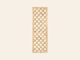 Trellis met lijst, diagonale lamellen grenen groen geïmpregneerd, foto 2