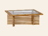 Teak loungeset Riverside tafel met glasplaat, foto 1