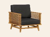 Teak loungeset Riverside fauteuil incl. kusses, foto 1