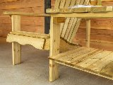 Loveseat Parijs vuren gedroogd, groen geïmpregneerd, foto 2
