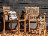 Teak tuinstoel Blitar (set van 2 stoelen), foto 1