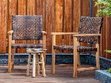 Teak tuinstoel Madiun (set van 2 stoelen), foto 1
