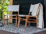 Teak tuinstoel Mataram (set van 2 stoelen), foto 1