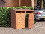 Containerberging dubbel, hardhout, foto 2