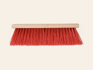 Bezem rood 28 cm tt