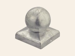 Paalornament Bol verzinkt