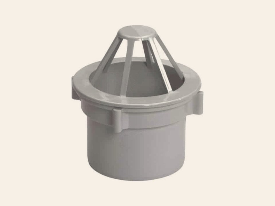 PVC Uitloop met wartel