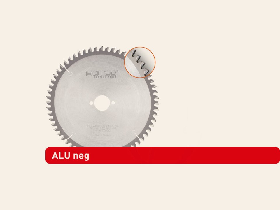 HM zaagblad voor NF-metalen