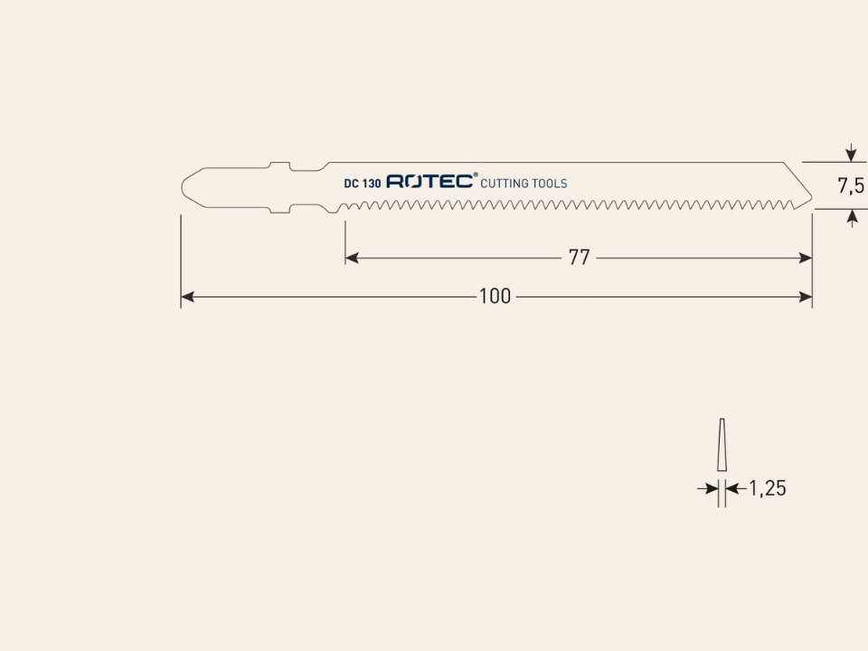 Decoupeerzaagblad DC