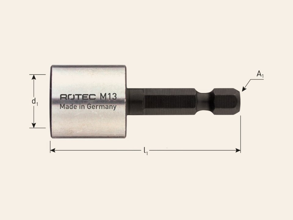 Dopsleutel magnetisch