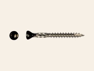 Potdekselschroef zwart