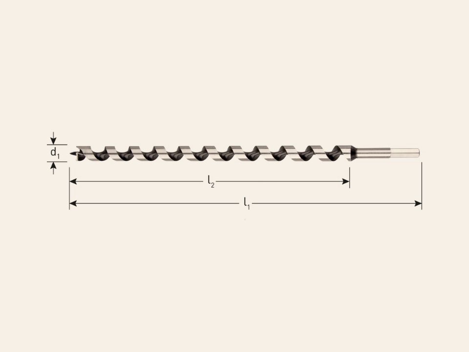 Slangenboor silver-line