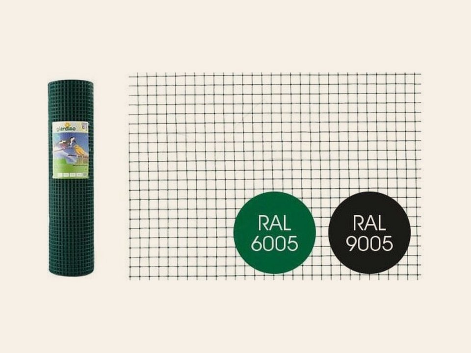 Gelast groen gaas 10m