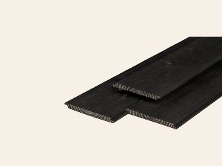 Douglas wand wisselsponning verticaal zwart gespoten, excl. regelwerk